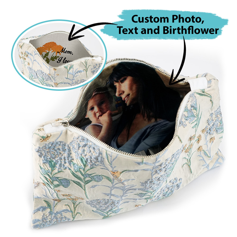 Personalized Photo Lining Purse,Wedding Purse Gift for Mother,Mother of the Bride Wedding Gift,Mother of the Groom Wedding Gift,CustomClutch