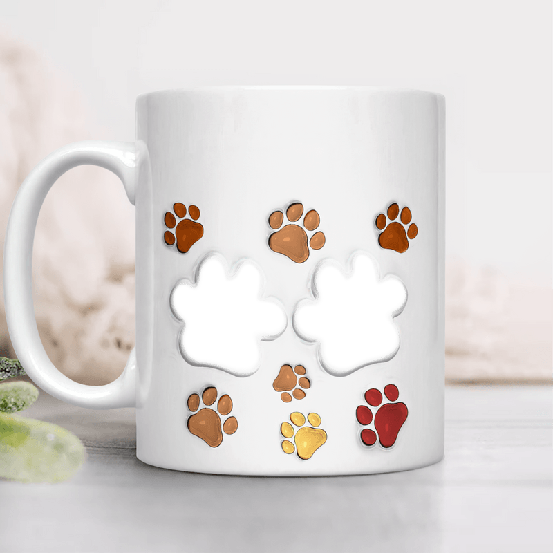 Custom Photo Forever In My Heart Memorial 3D Inflated Effect Printed Mug - 