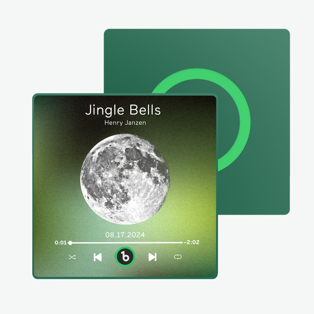 Custom Music & Photo Fridge Magnet FridgeBeats Pro Supports Bluetooth Connectivity New 4.0 Upgrade Colorful Frame Album Fridge Magnet Gifts for Christmas - 