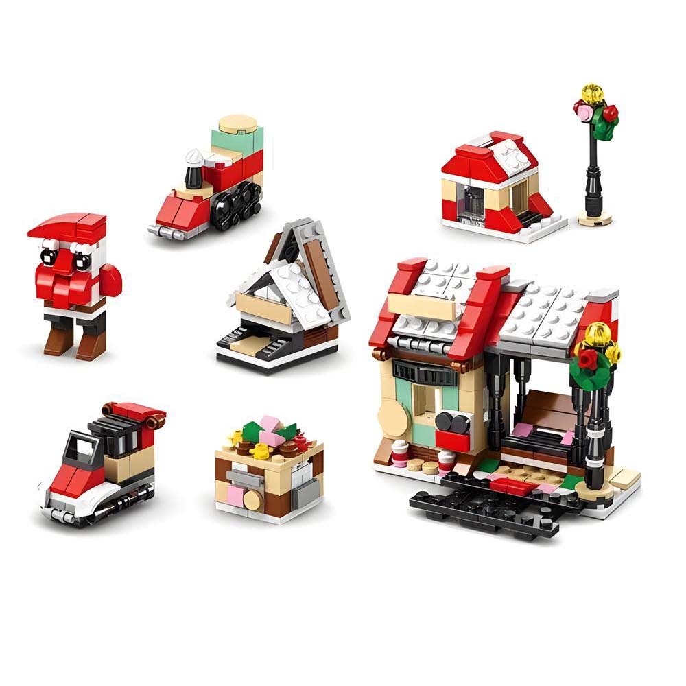 Christmas Brick Figures  Surprise Blind Box  24 Calendar Countdown Gift Box Nutcracker Brick Figures Blind Box - 