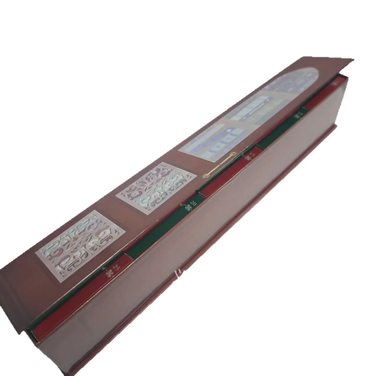 Advent Calendar Mini Book Ornament – 24 Days of Christmas Story Countdown Decoration - 