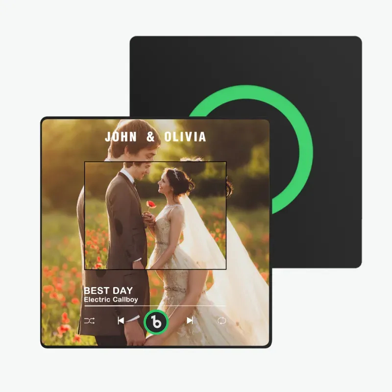 Custom Music & Photo Fridge Magnet FridgeBeats Pro Supports Bluetooth Connectivity New 4.0 Upgrade Colorful Frame Album Fridge Magnet Gifts for Christmas - 