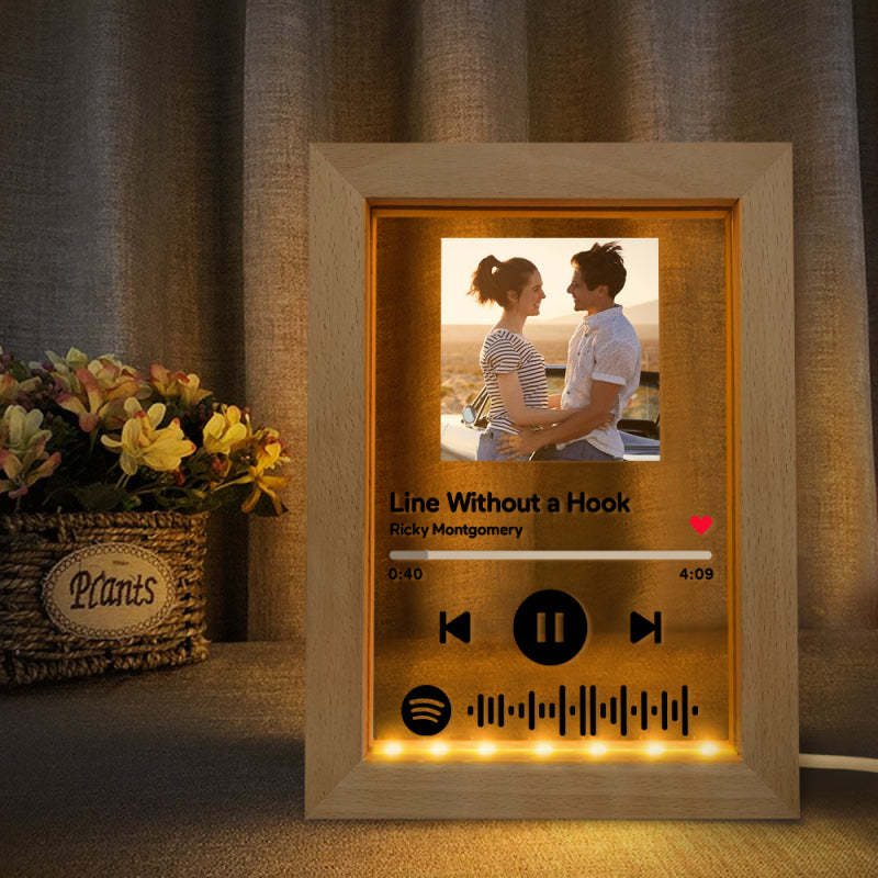 Custom Spotify Plaque Scannable Music Plaque-Personalized Spotify Gift-Best Gift For Her
