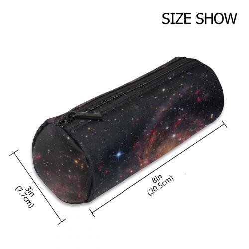 Back To School Gifts Personalized Pencil case Storage Bag,  Cylinder cosmetic bag -