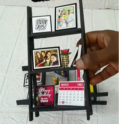 THE MINIATURE RACK Custom Photo & Message Valentine's Day Gift, Personalized Couple Keepsake - 