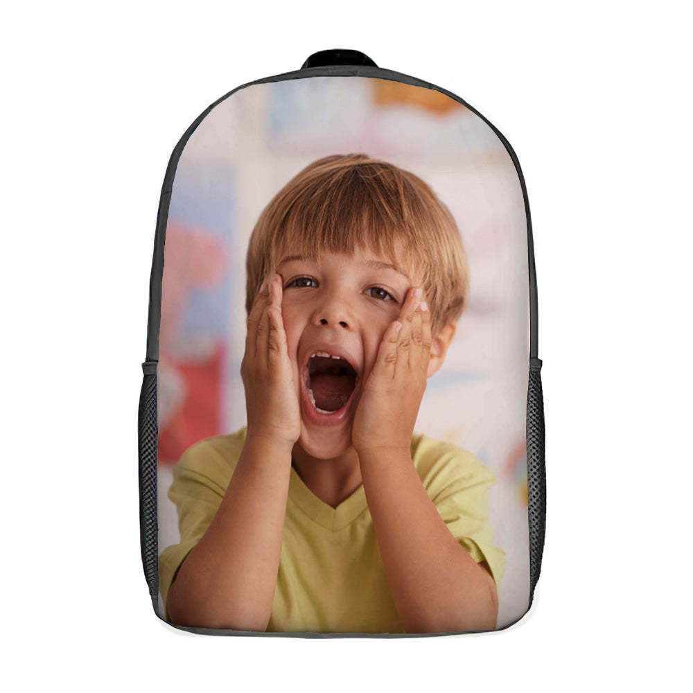 Back To School Gifts For Chirldren Custom Backpack, Picture Backpack, Customized Backpack, Back to School Gift -