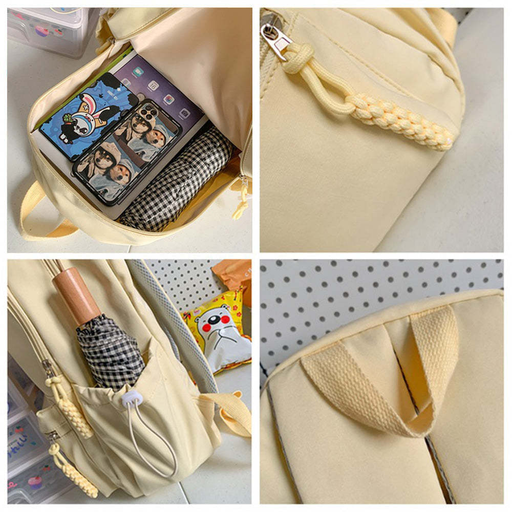 Personalized Embroidered Name Rainbow Backpack School Bag Back to School Gifts - Myphotowallet