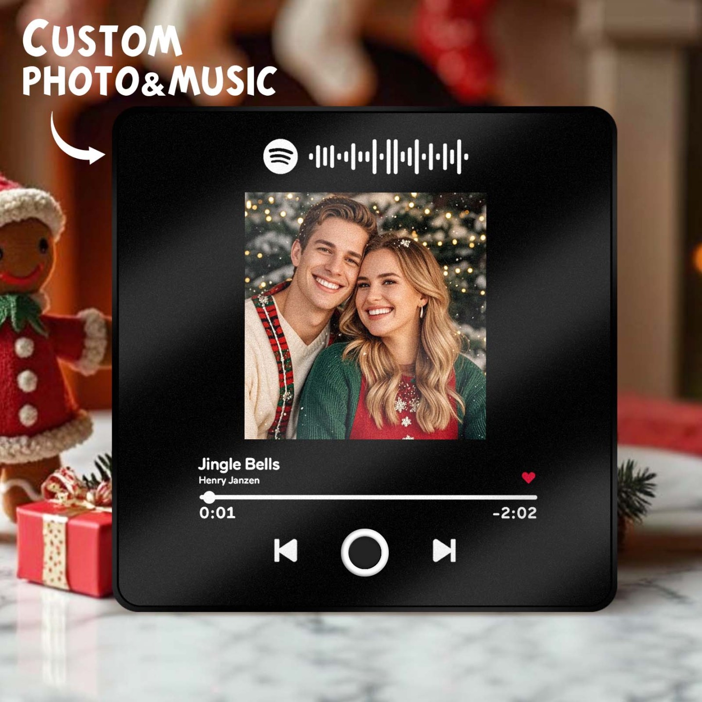 Personalized Spotify Album Music Fridge Magnet Christmas Gifts Custom Music Magnets Can Play Songs