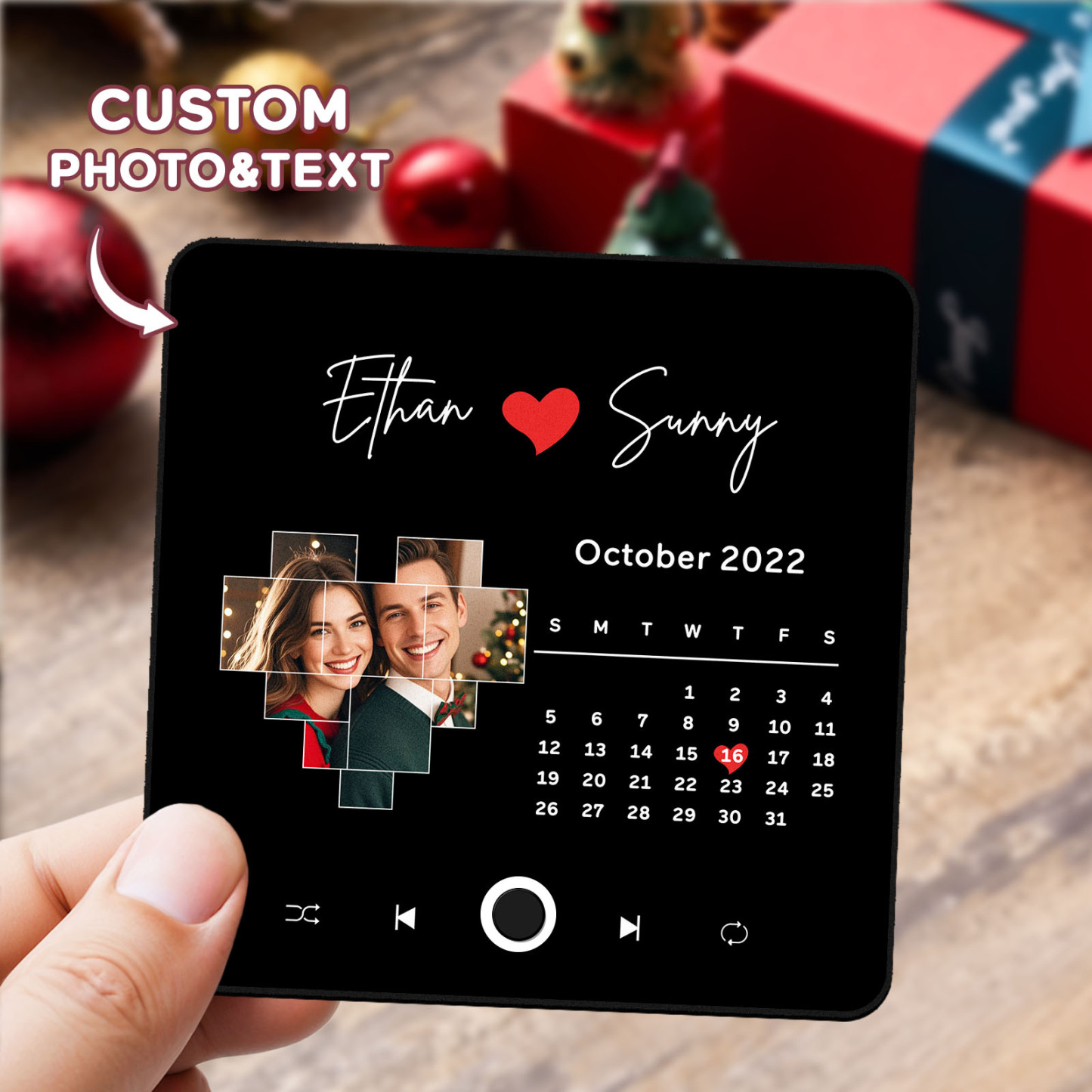 Personalized Spotify Album Music Fridge Magnet Christmas Gifts Custom Music Magnets Can Play Songs