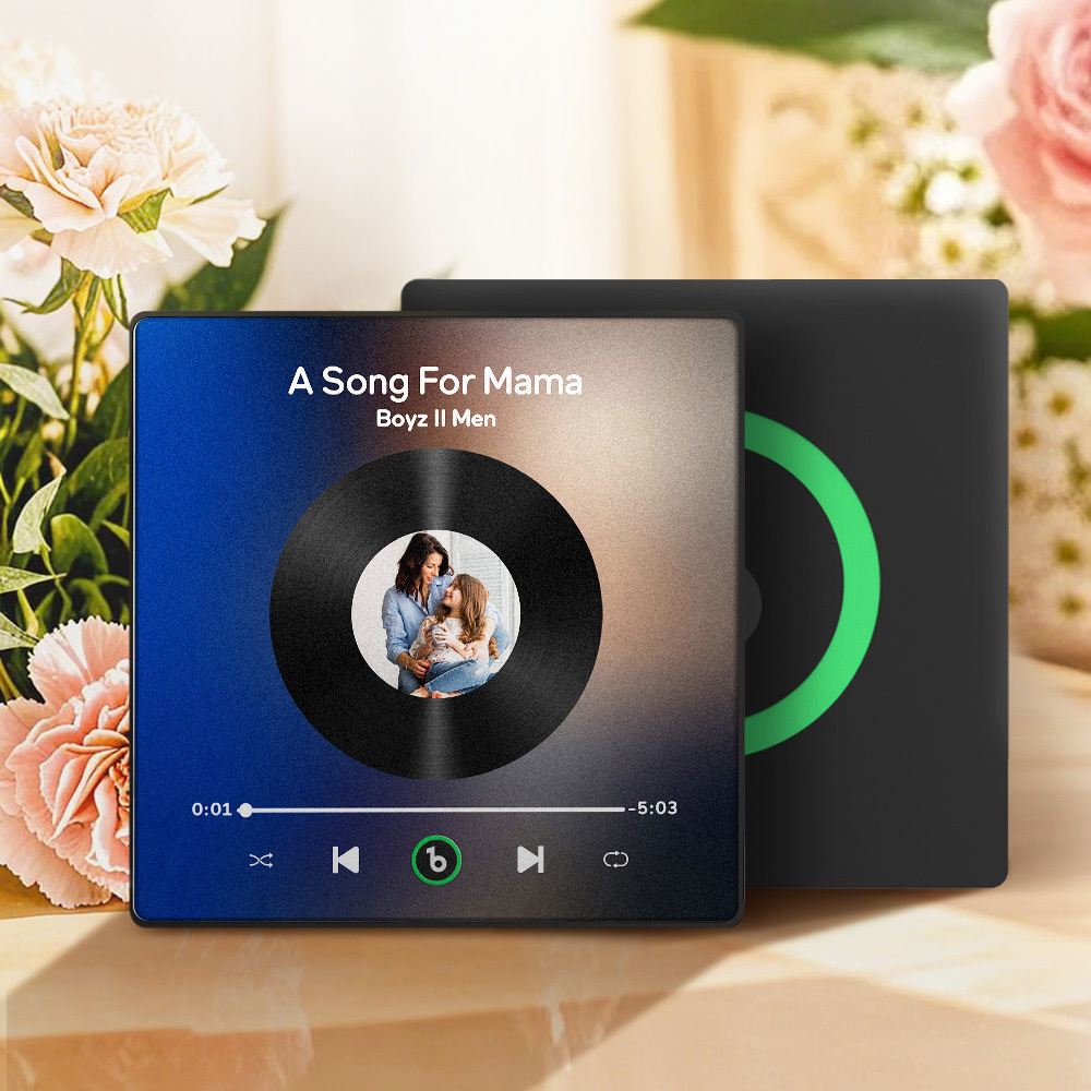 Gifts for Mum 4.0 Edition Upgrade Custom Photo Music Fridge Magnet Colorful Frame Album Fridge Magnet Can Play Songs