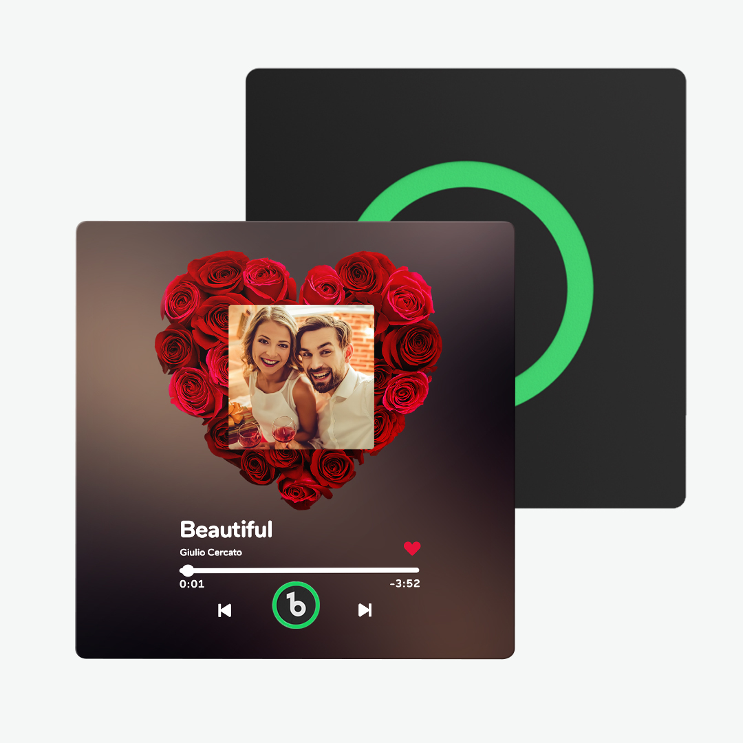 Custom Music & Photo Fridge Magnet FridgeBeats Pro Supports Bluetooth Connectivity New 4.0 Upgrade Colorful Frame Album Fridge Magnet Gifts for Christmas - 