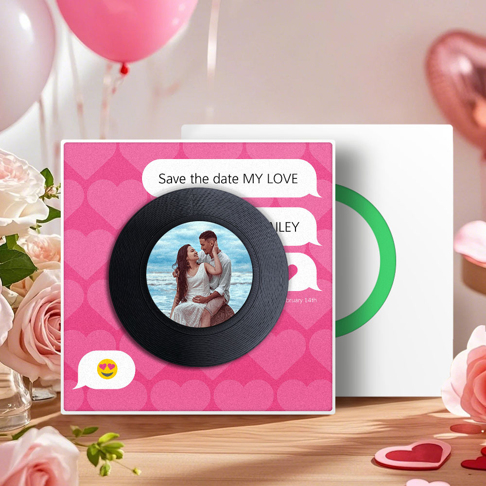 Custom Music And Photo Fridge Magnet Personalized Fridge Magnet Funny Gift for Couple Valentine's Day