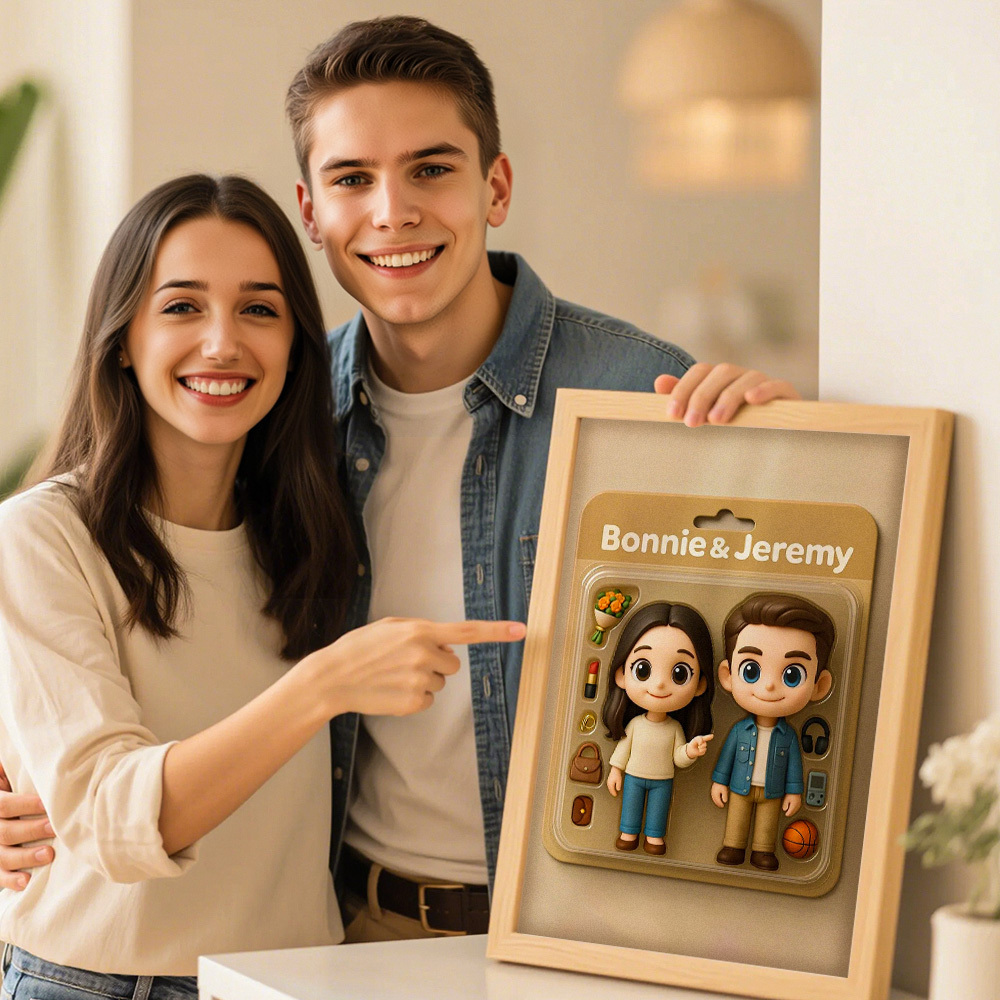 Custom Action Figure Portraits | Personalized Toy Box Art | Custom Photo Frame Decorations | Pet Style