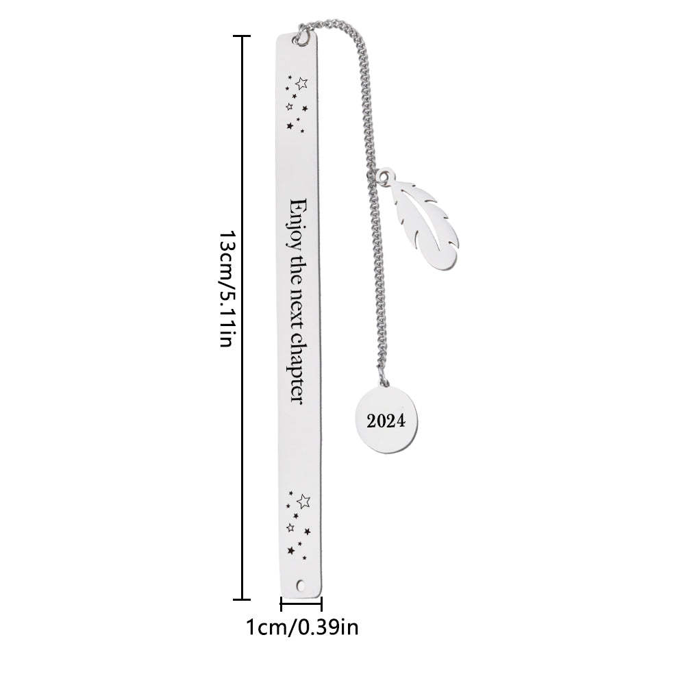 Personalized Bookmark Custom Text Bookmark Back to School Gift for Reader - Myphotowallet