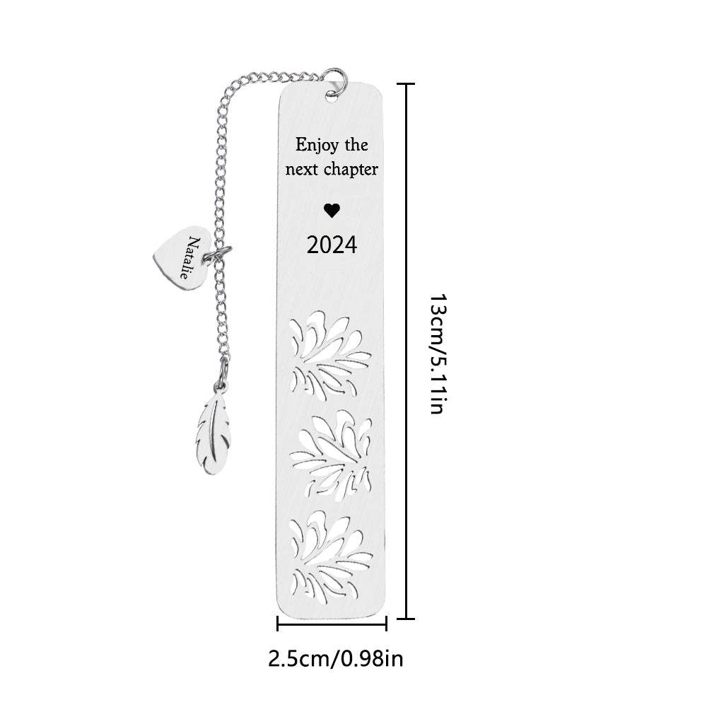 Personalized Bookmark Custom Text Bookmark Back to School Gifts for Reader - Myphotowallet