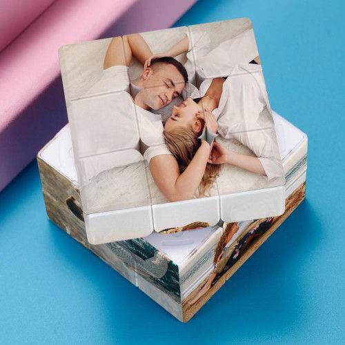 Personalized Multiphoto Rubic's Cube Christmas Gifts For Her