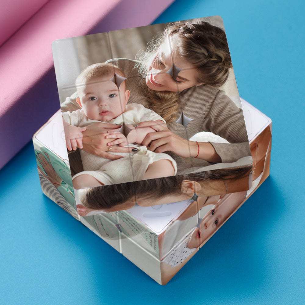 Mother's Day Gifts Custom Rubic's Cube Photo Cube Gift For Mom