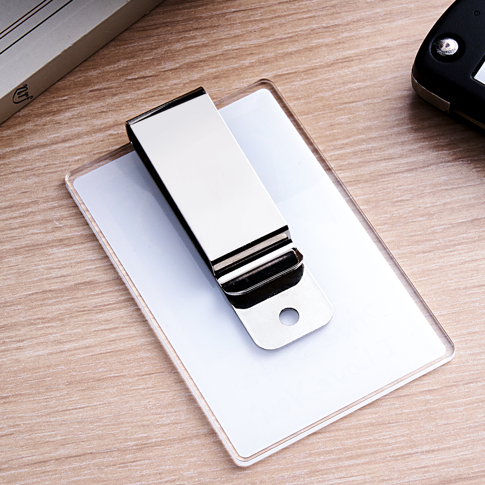 Car Visor Clip with Your Photo - Custom Visor Clip Drive Safe I love you Design - Car Accessories Gifts - 