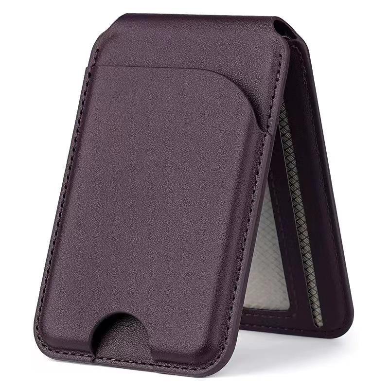 New Rotating Magnetic Wallet Stand – Multi-Card Holder with Secure Snap-On Design -