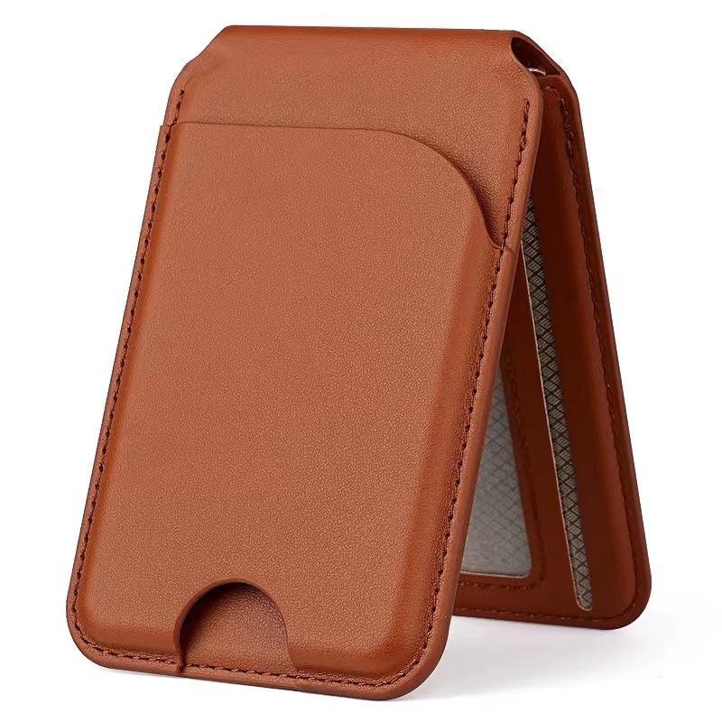 New Rotating Magnetic Wallet Stand – Multi-Card Holder with Secure Snap-On Design -