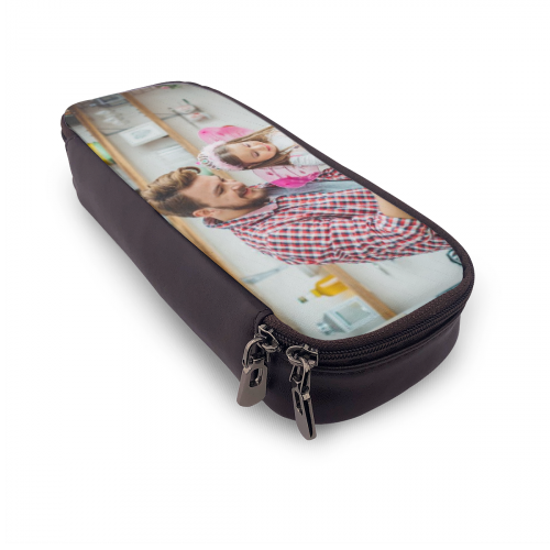 Back to School Customized Leather Photo Pencil Case Back To School Gifts for Children -