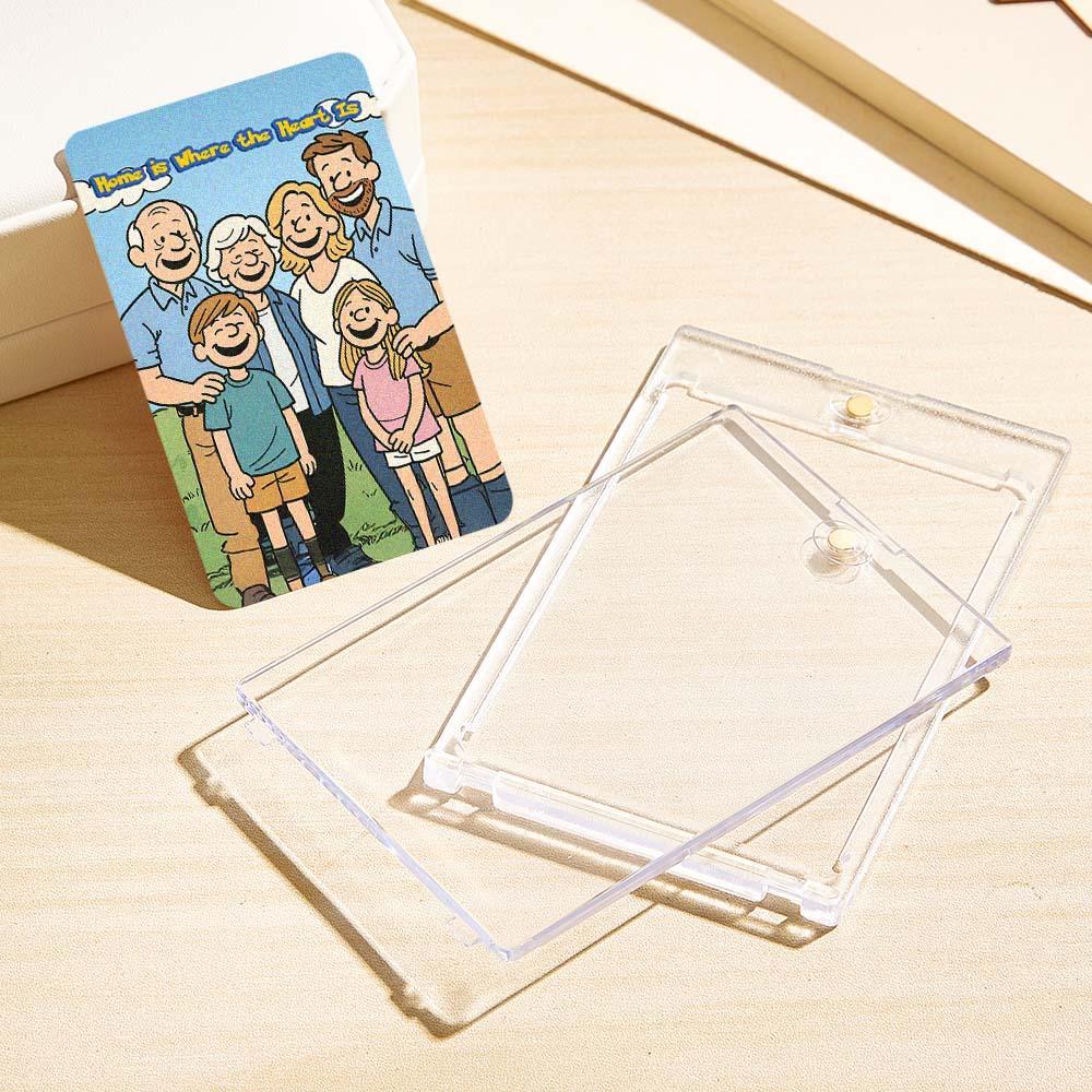 Father's Day Poke Card, Custom Poke Card, Gift For dad, Father's Day Gift, Custom Poke Present - MyFaceTshirt