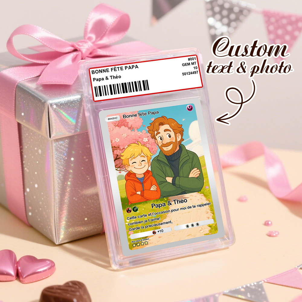 Personalized Acrylic Card Love Gift for Anniversary,Anime Card Valentine's Day or Birthday - MyFaceTshirt
