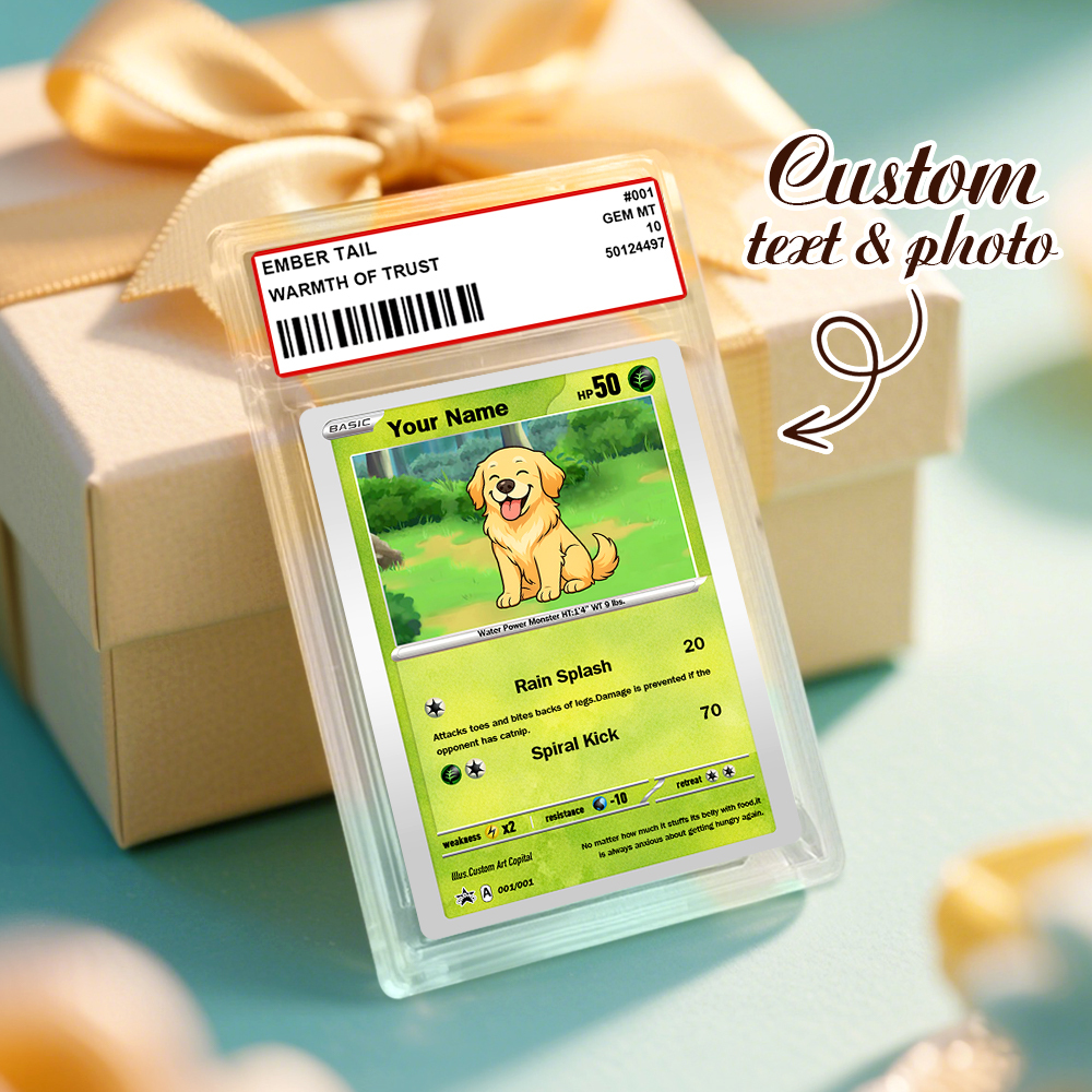 Custom Pet Card Custom Card Gifts For Pet Lover Custom Dog Present - MyFaceTshirt