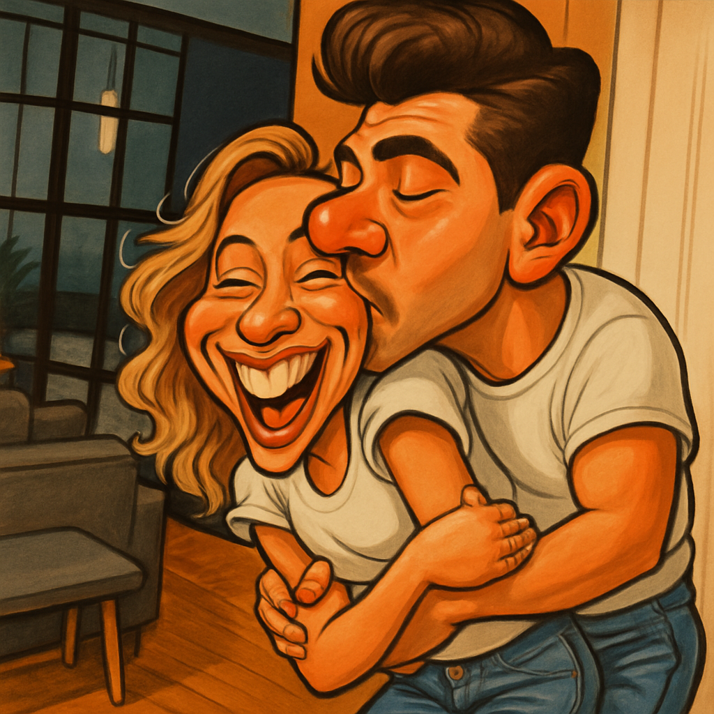 Personalized Photo to Cartoon Pillow, Custom Photo Couple Portrait Cushion, Valentine’s Day For Couple, Wedding Anniversary Gift for Him Her