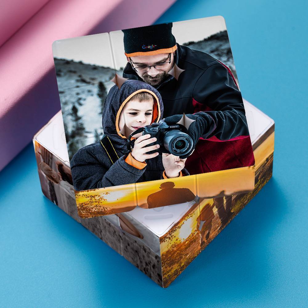 Custom Multi Photo Rubic's Cube - For Happy Couple