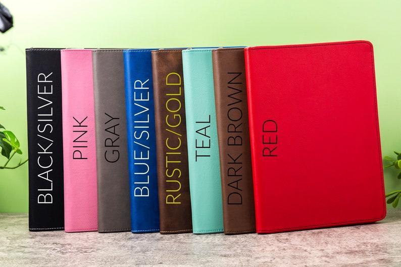 Custom Leather Gift Set, Personalized Portfolio With Pen, Appreciation Gift, Custom Company Gifts, Gift Set For Him, Custom Graduation Gifts