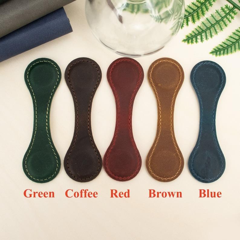 Personalized Leather Magnetic Bookmarks,Custom Name Leather Bookmark,Handmade Bookmark,Birthday Party Gift,Reader Gift for Him or Her