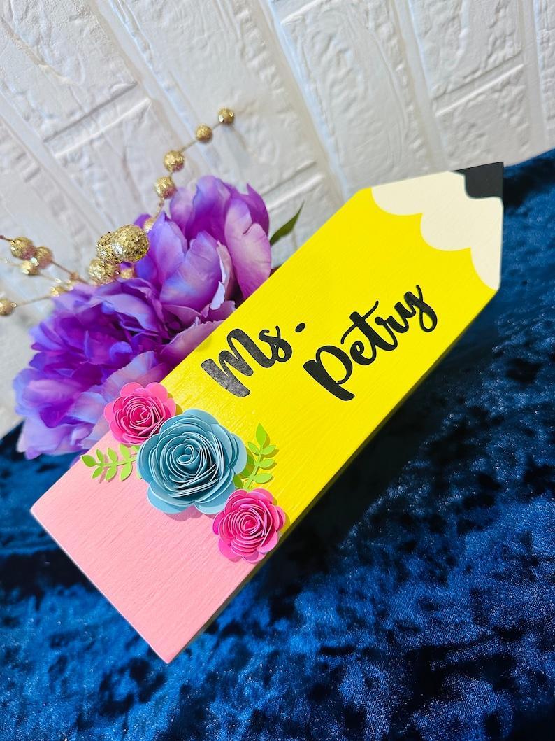 Teacher PenciHolder, Back To School Teacher Appreciation Gifts, Teacher Year End Gifts, Teacher Desk PenciHolder
