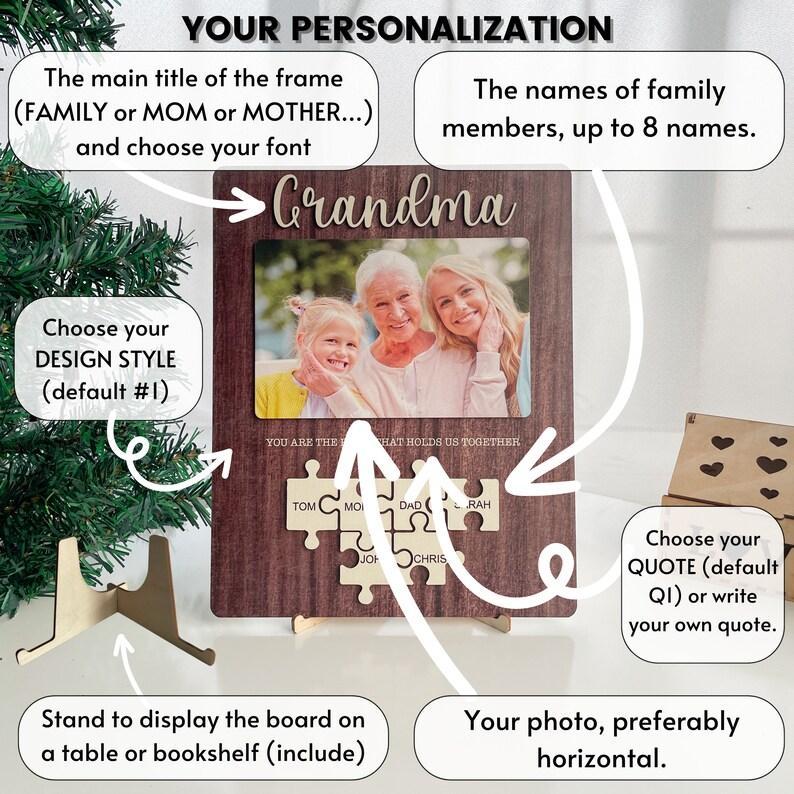 Mothers day gift, Mothers day gift from daughter, Mothers day puzzle, Mothers day puzzle sign, you are the piece that holds us together