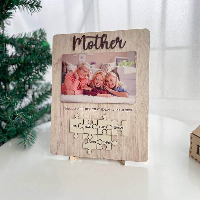 Mothers day gift, Mothers day gift from daughter, Mothers day puzzle, Mothers day puzzle sign, you are the piece that holds us together