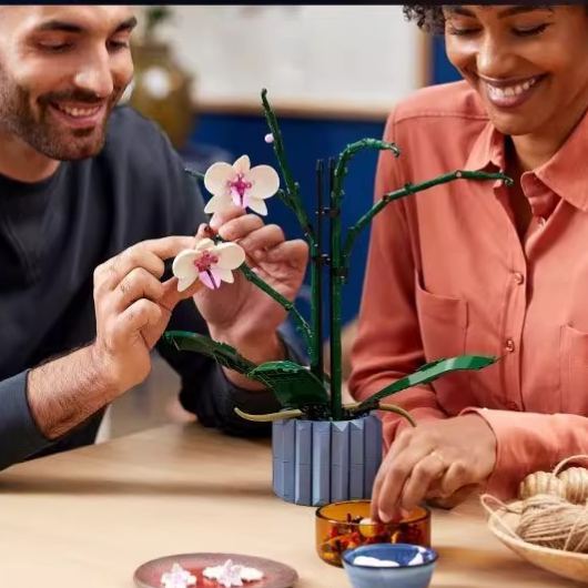 Eternal Bloom Gift for Christmas & Home Décor Flower Bouquet Building Blocks - 