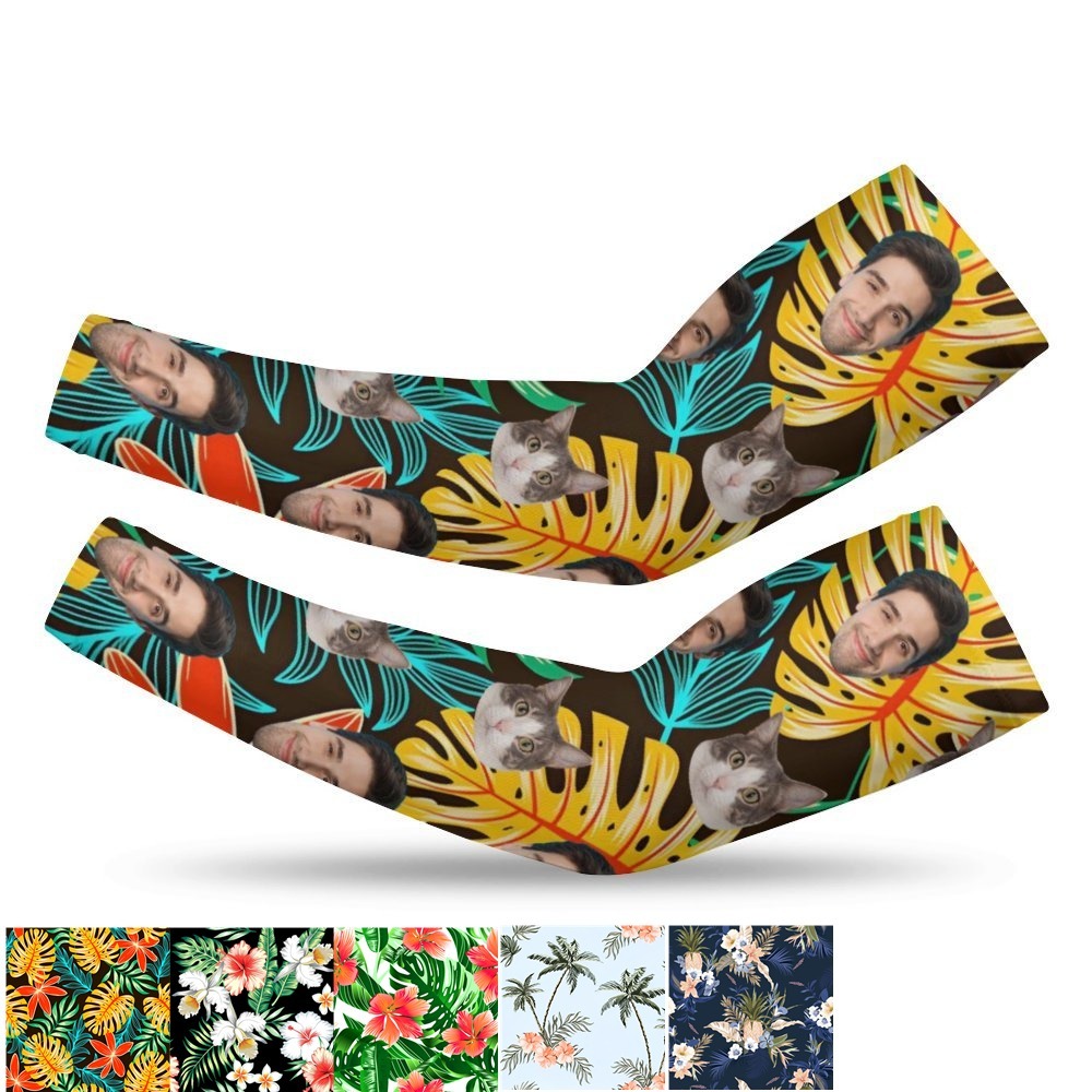 Personalized Sports Arm Sleeves With Photo -