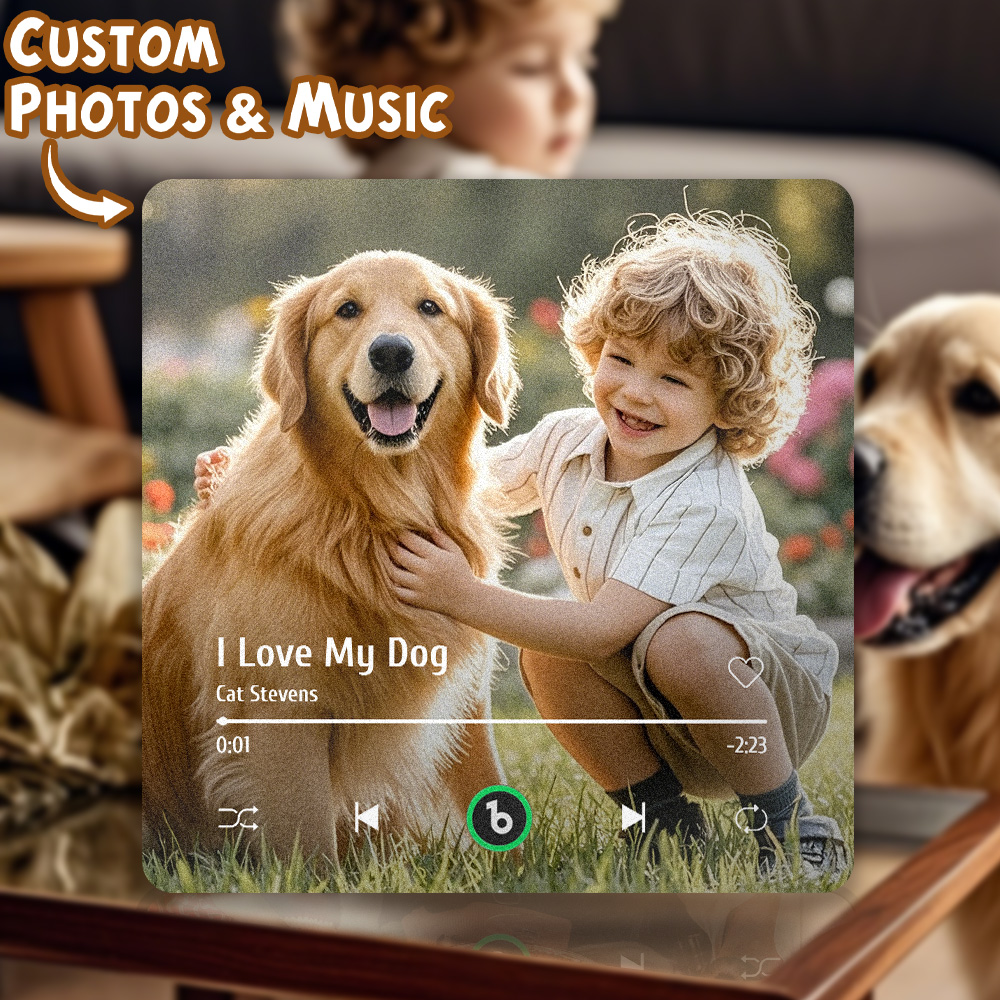 Custom Music And Photo Fridge Magnet FridgeBeats Pro Supports Bluetooth Connectivity