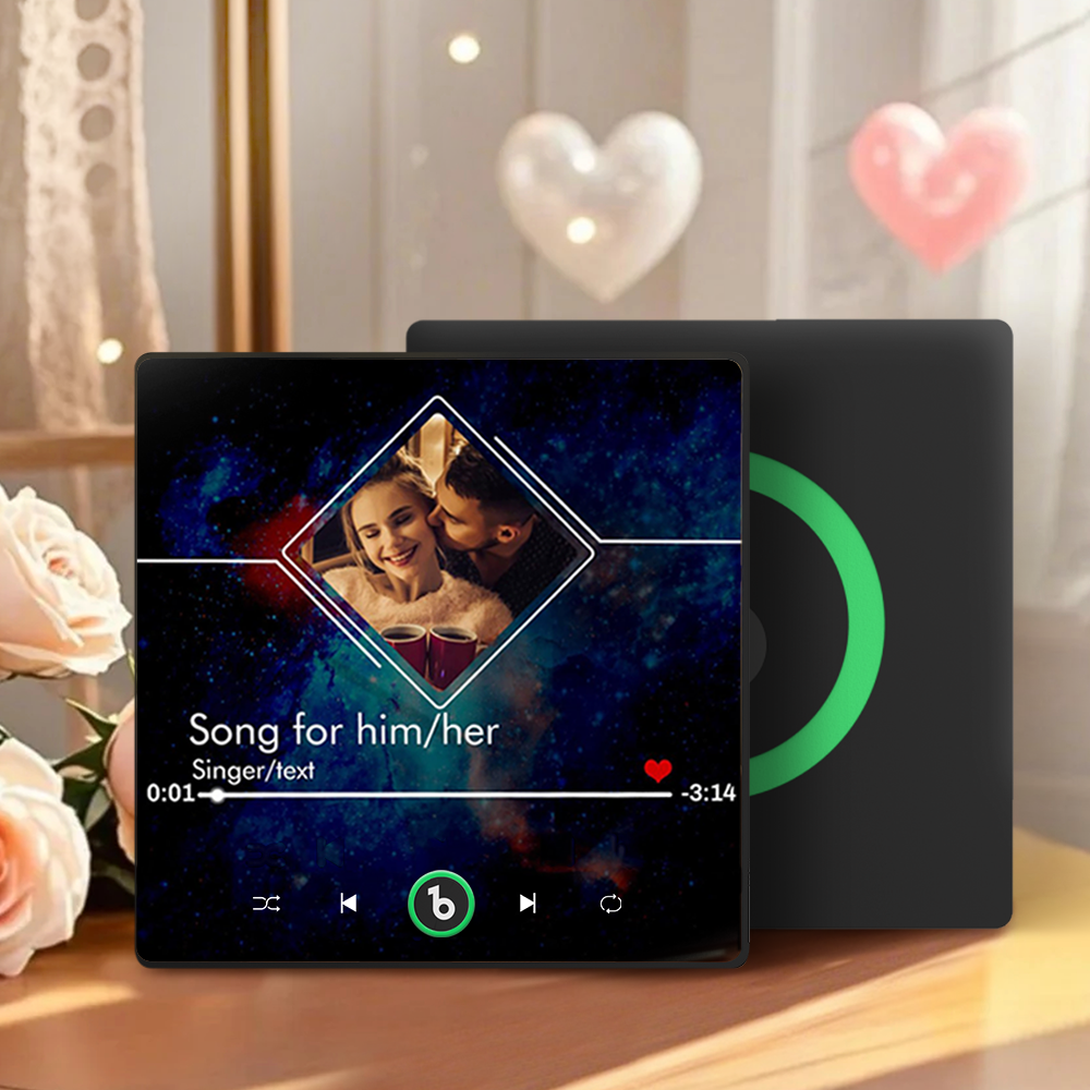 Customized music fridge magnets, starry sky music fridge magnets, plaque fridge magnets, customizable photos and music