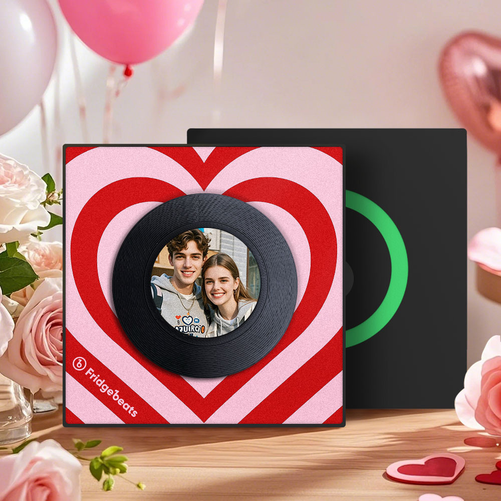 Custom Song Fridge Magnet With Photo Supports NFC Functionality Gifts for Men