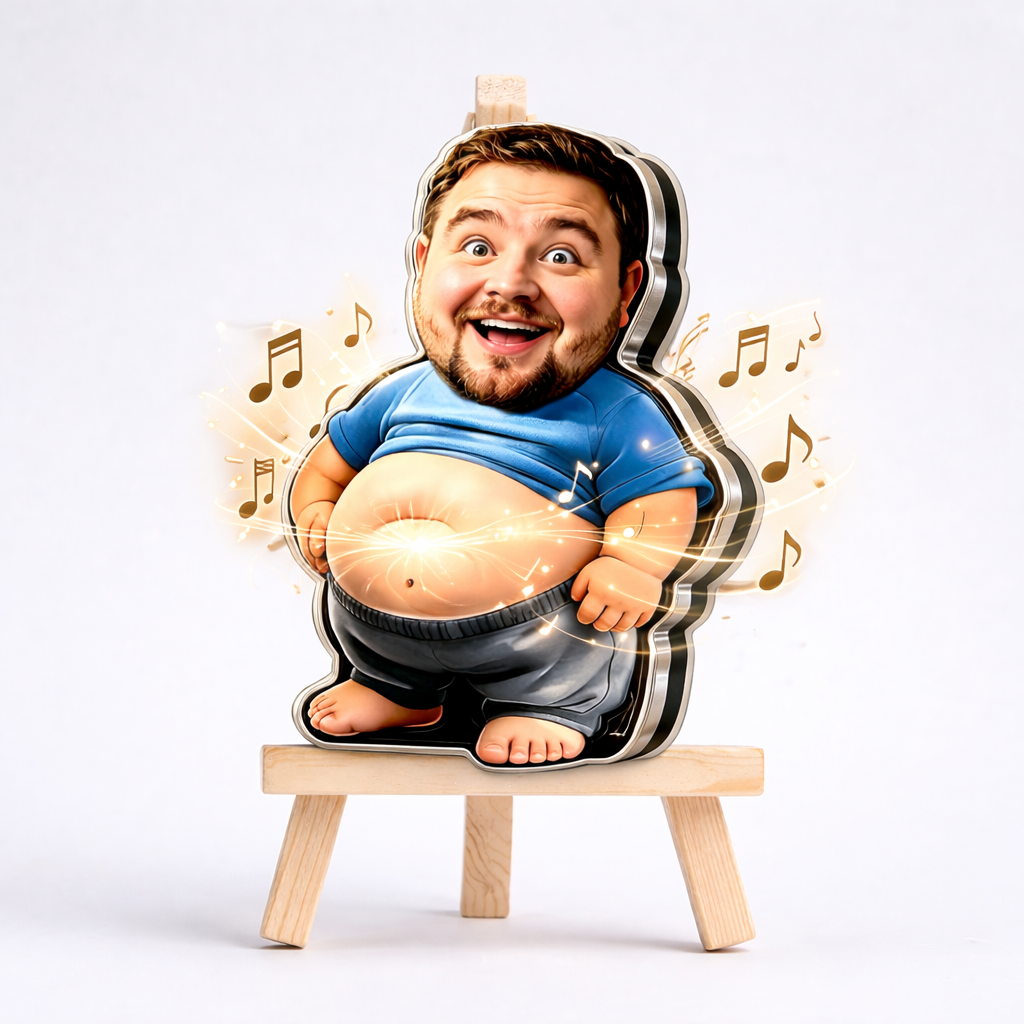 Wooden Stand for Squeeze Fridge Magnet