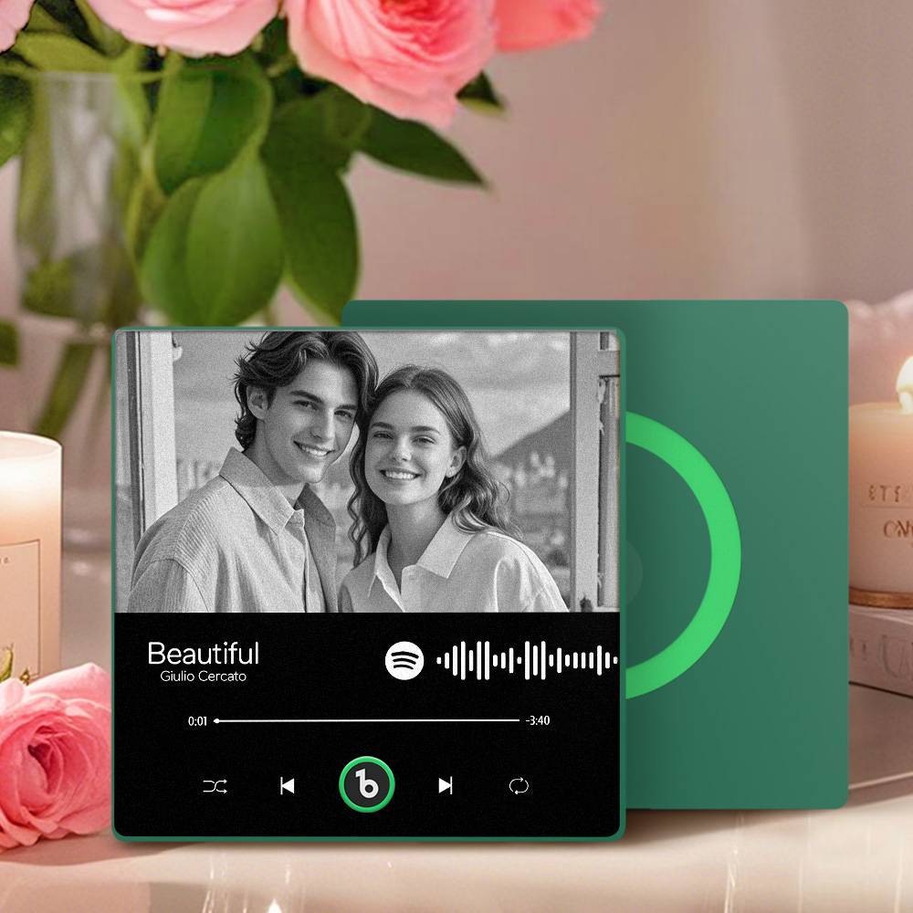 Custom Music Fridge Magnet Personalized Spotify Music Fridge Magnet Can Play Songs Anniversary Gift for Lover