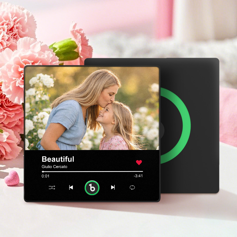 Personalized Photo Music Fridge Magnet Mother's Day Gift Playable Song Keepsake Gift