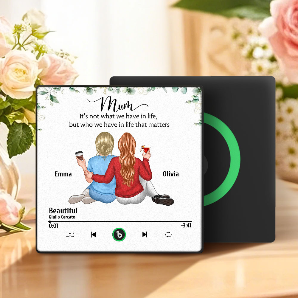Custom Music Fridge Magnets Wall Photo Sticker That Plays Music Without Cell Phone Multiple Styles for Mother's Day Gifts