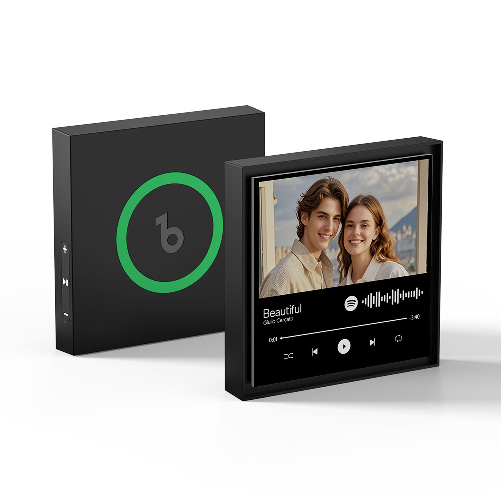 Custom Music And Photo Fridge Magnet Supports NFC Functionality Frame Art Fridge Magnet Valentine's Gift