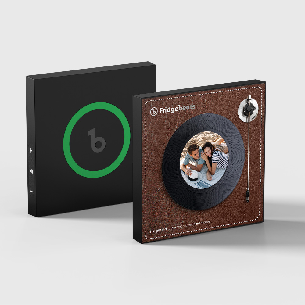 Custom Music Fridge Magnet Supports 1-6 Songs Personalized Photo Vintage Fridge Magnets for Him