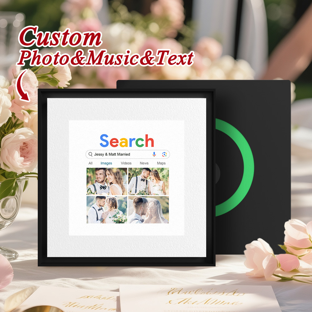 New 5.0 Upgrade Custom Music Fridge Magnet Personalized Gifts for Newly Married Couple Wedding Gifts