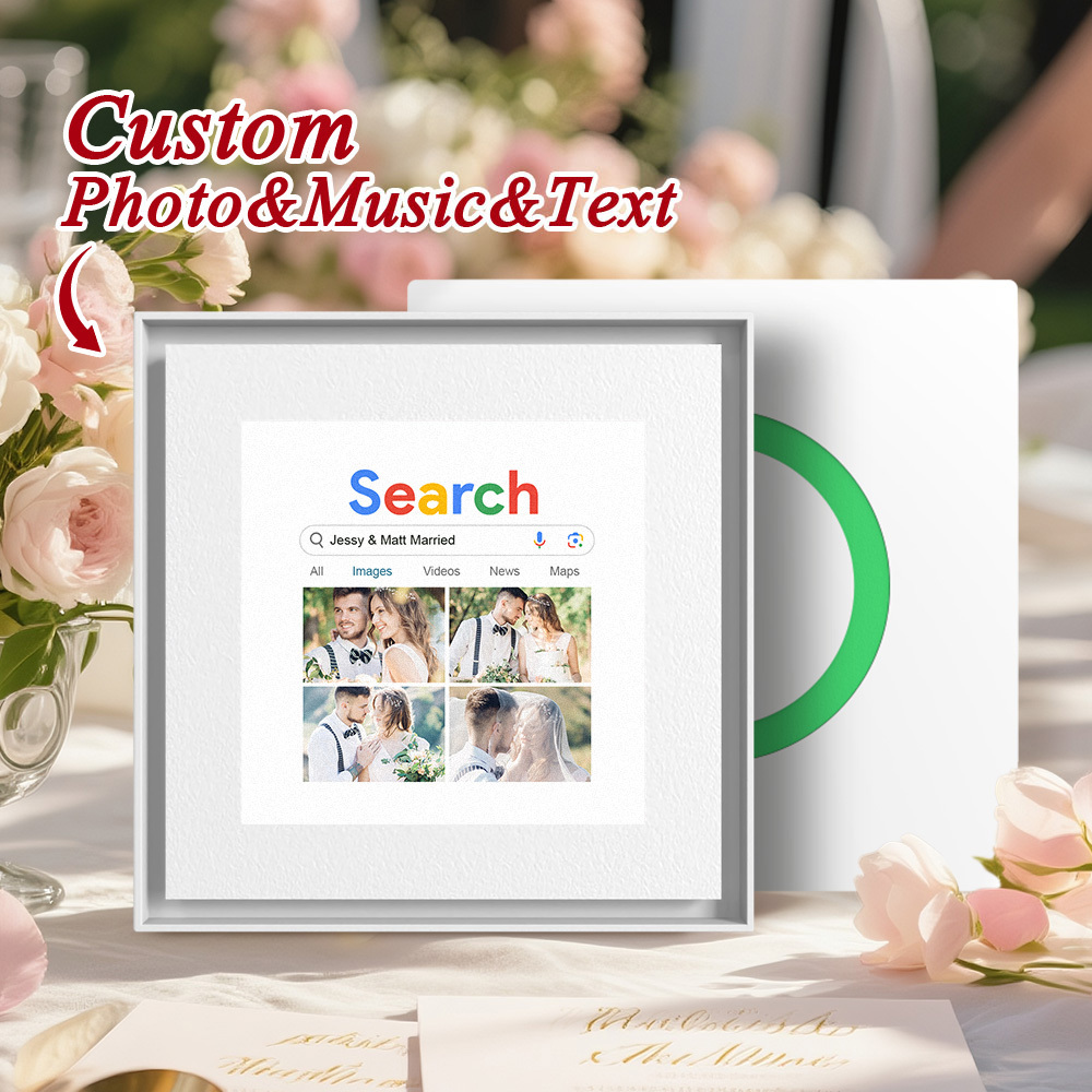 New 5.0 Upgrade Custom Music Fridge Magnet Personalized Gifts for Newly Married Couple Wedding Gifts