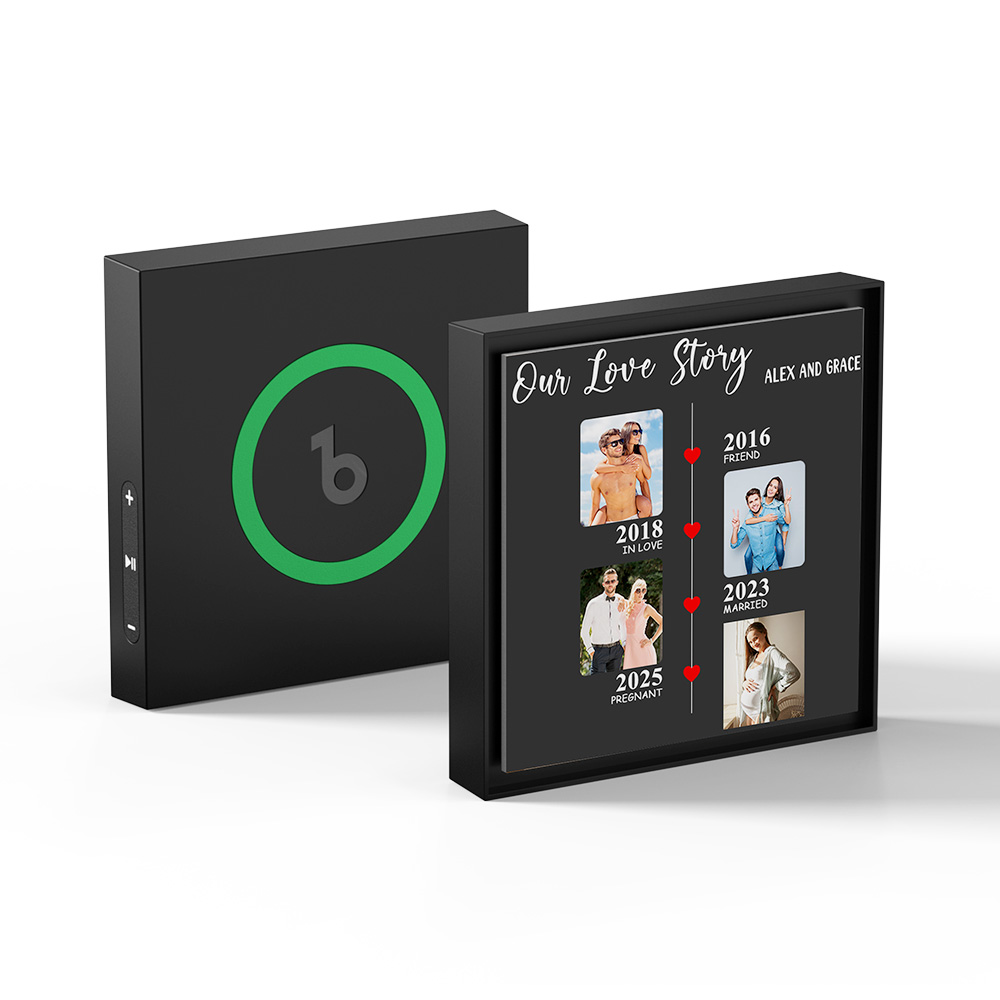 Upgrade Benutzerdefinierte Musik Kühlschrankmagnet Personalisierte Geschenke Für Paare Bis Zu 6 Individuelle Songs