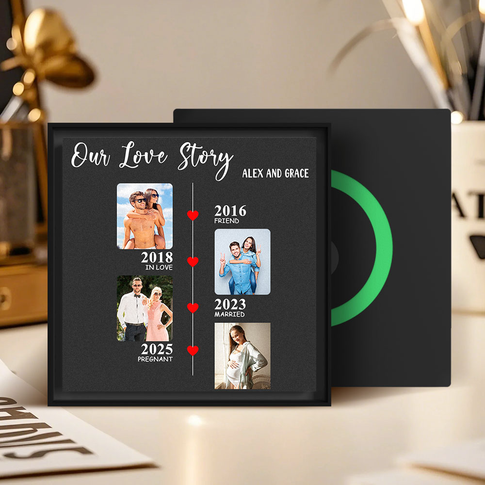 Upgrade Benutzerdefinierte Musik Kühlschrankmagnet Personalisierte Geschenke Für Paare Bis Zu 6 Individuelle Songs